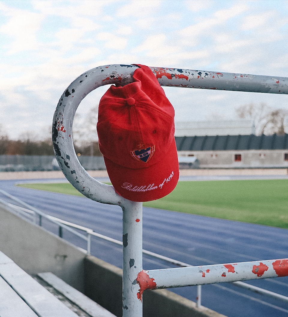 B.93 Vintage cap Rød