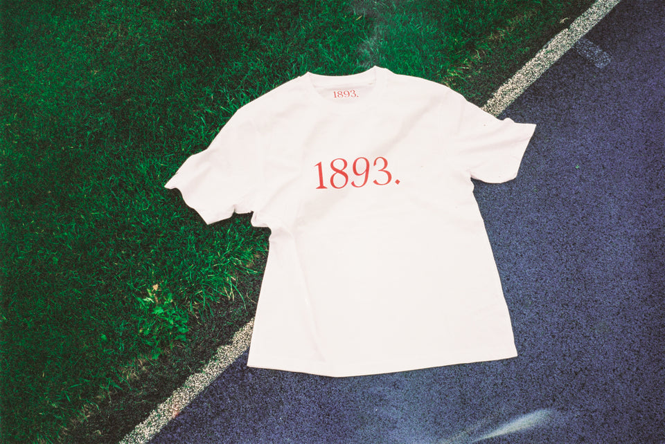 Hvid/Rød 1893 T-shirt
