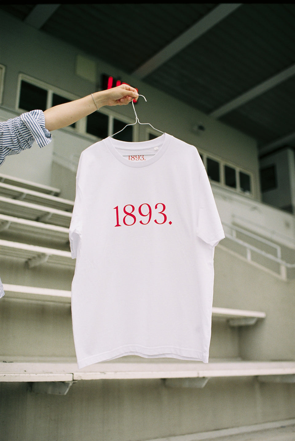 Hvid/Rød 1893 T-shirt