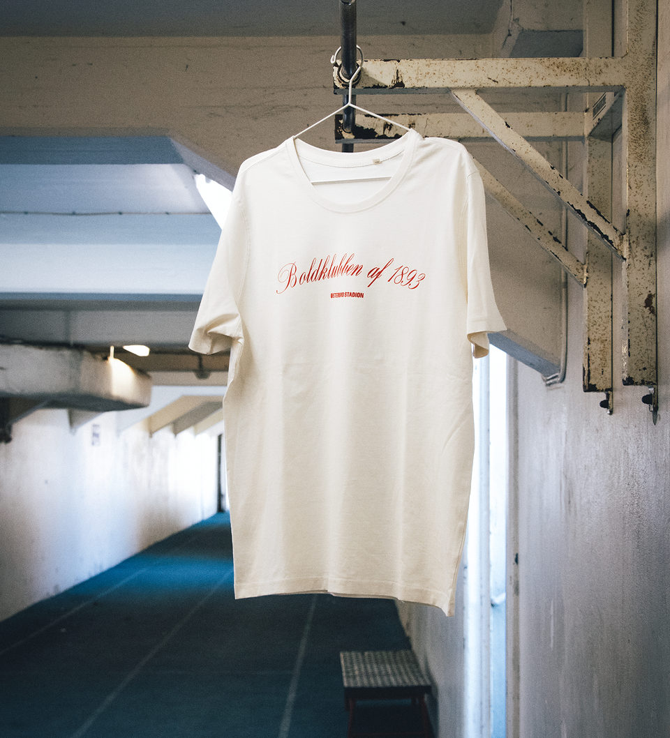 Østerbro Stadion T-shirt brækket hvid