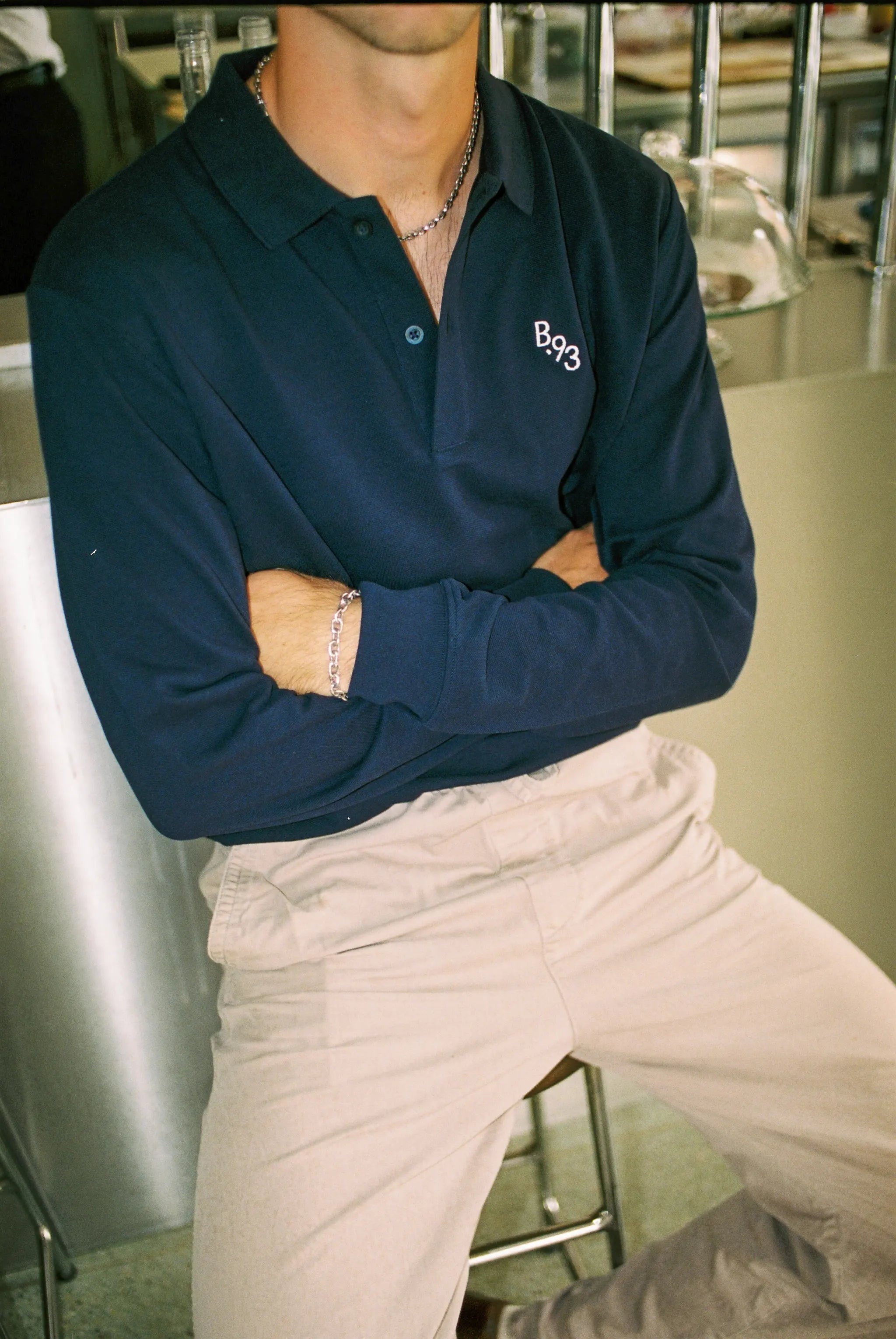 B.93 Navy polo
