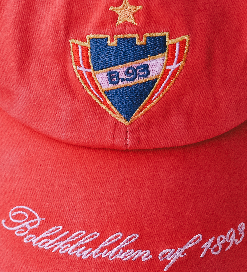 B.93 Vintage cap Rød